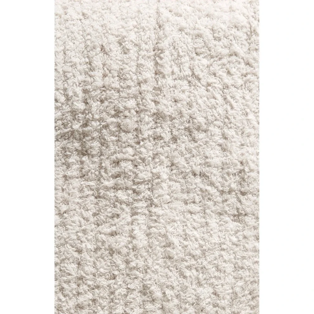 CozyChic Rib Throw Blanket Almond Beige Soft Cozy Knit Barefoot Dreams NWOT